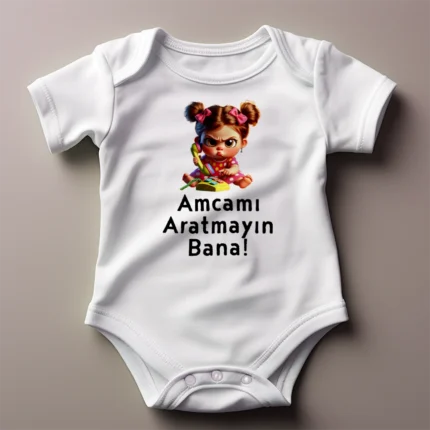 Amcamı Aratmayın Bana Baskılı Zıbın Kız