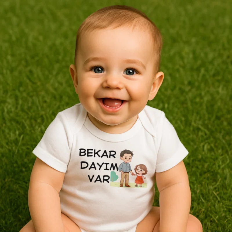 Bekar Dayım Var Baskılı Zıbın