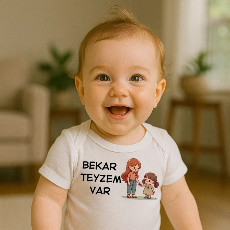 Bekar Teyzem Var Baskılı Zıbın