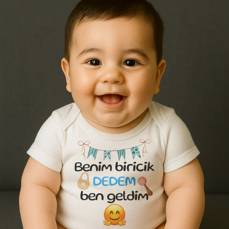 Benim Biricik Dedem Baskılı Zıbın