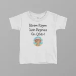 Benim Dayım Sizin Dayınıza On Çeker Kız Çocuk Baskılı Tişört