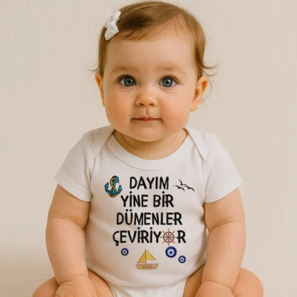 Dayım Yine Bir Dümenler Çeviriyor Baskılı Zıbın