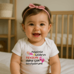 Hepiniz Çıldırın Teyzemi Daha Çok Seviyorum Body Baskılı Zıbın