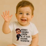 Herkes Yakışıklı Görsün Ne De Olsa Dayımın Yeğeniyim Baskılı Zıbın