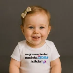 Ne Gam Ne Keder Dedem Kız Baskılı Zıbın