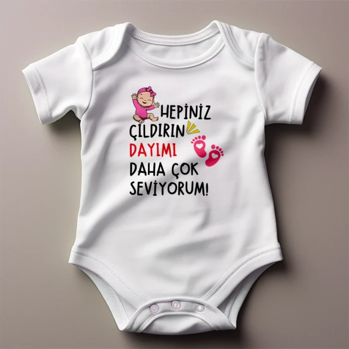 hepiniz çıldırın dayımı daha çok seviyorum pembeli kız bebek