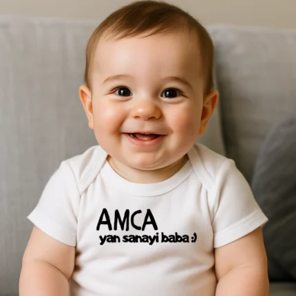 Amca Yan Sanayi Baba Baskılı Zıbın