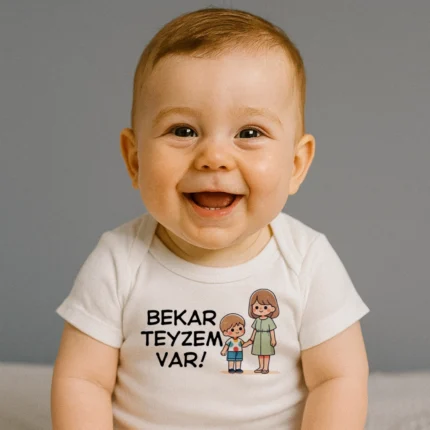 Bekar Teyzem Var Baskılı Zıbın