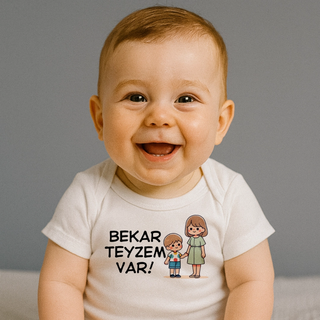 Bekar Teyzem Var Baskılı Zıbın Bekar Teyzem Var Baskılı Zıbın