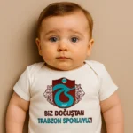 Biz Doğuştan Trabzon Sporluyuz Baskılı Zıbın Baskılı Body