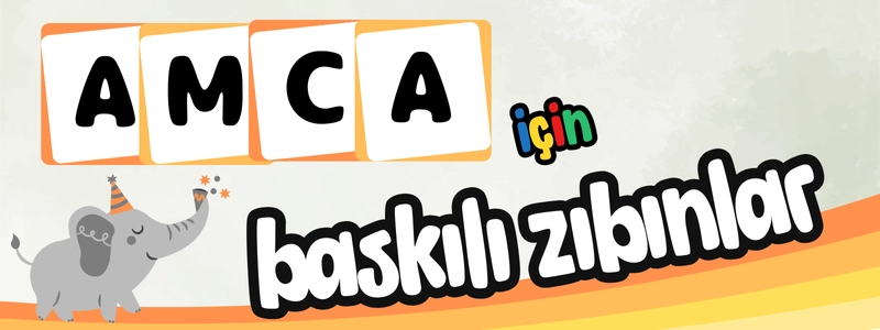 amca için baskılı zıbınlar