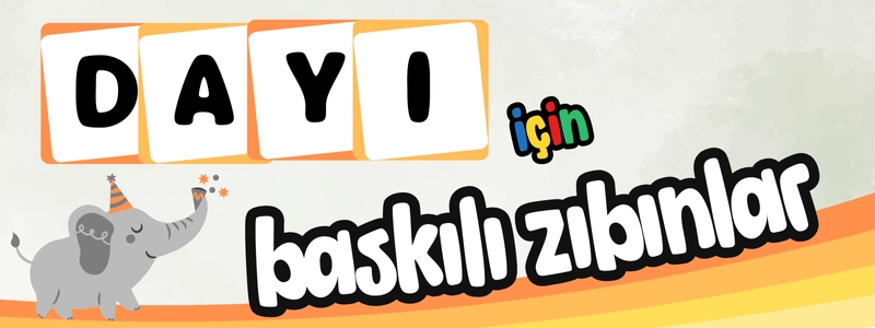 dayı için baskılı zıbınlar