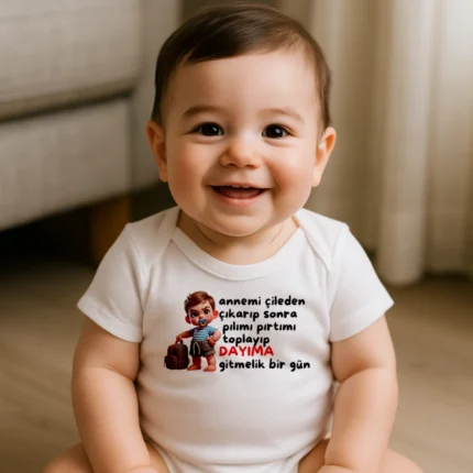 Annemi Çileden Çıkarıp Erkek Baskılı Zıbın