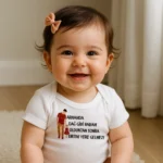 Arkamda Dağ Gibi Babam Baskılı Zıbın