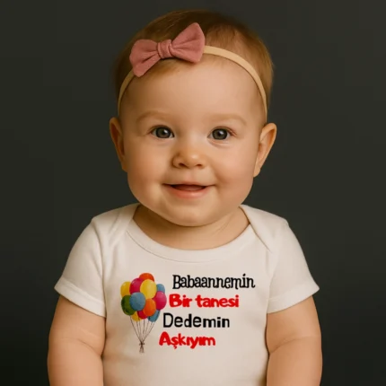 Babaannemin Bir Tanesi Dedemin Aşkıyım Baskılı Zıbın