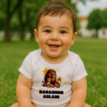 Babasının Aslanı Baskılı Zıbın