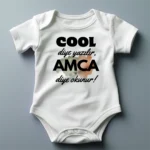 Cool Diye Yazılır Amca Diye Okunur Baskılı Zıbın