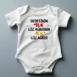 Dedesinin İlk Göz Ağrısının İlk Göz Ağrısı Baskılı Zıbın