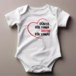 Dünya Bir Yana Dayım Bir Yana Baskılı Zıbın