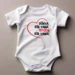 Dünya Bir Yana Teyzem Bir Yana Baskılı Zıbın