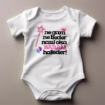 Ne Gam Ne Keder Nasıl Olsa Babam Halleder Taç Baskılı Zıbın