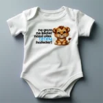 Ne Gam Ne Keder Nasıl Olsa Dedem Halleder Yavru Aslan Baskılı Zıbın