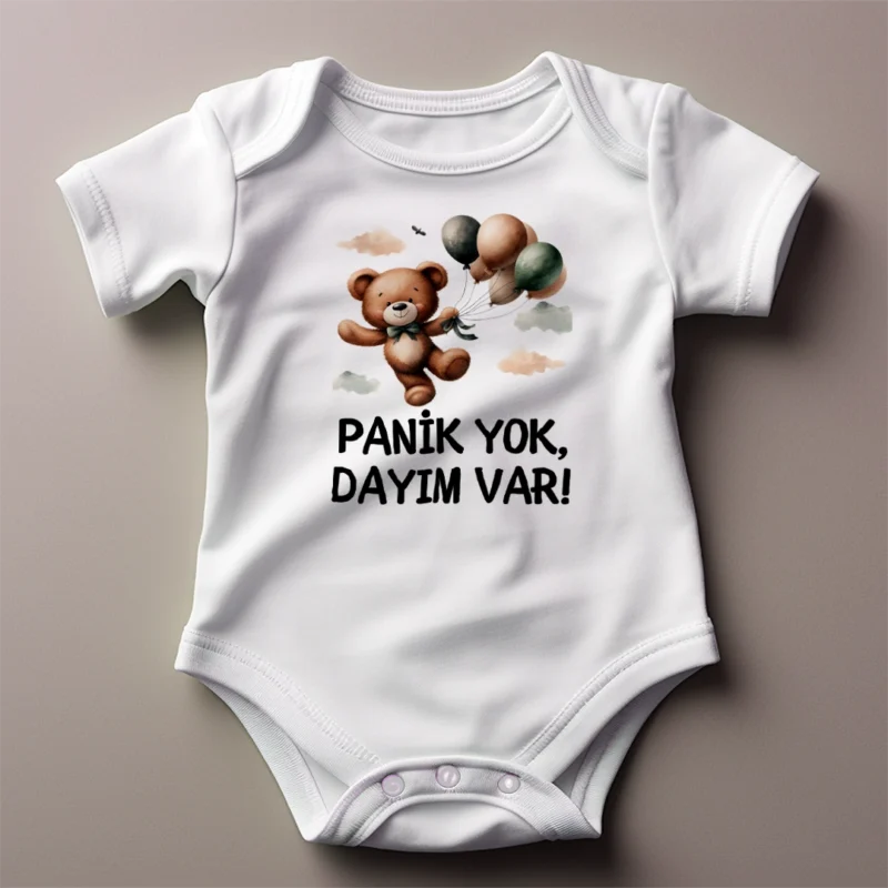 Panik Yok Dayim Var Ayicik Baskili Zibin