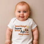 Selam Dünya Dayımın Biricik Aşkı Olmaya Geldim Baskılı Zıbın