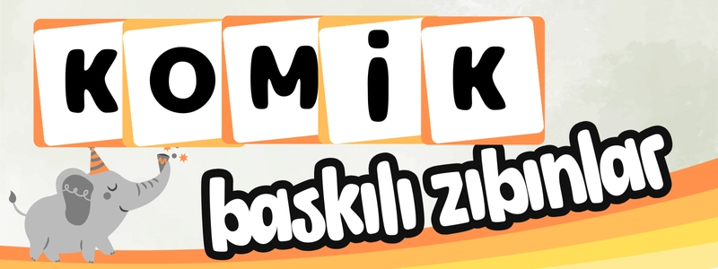 komik baskılı zıbınlar