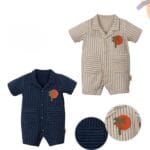 Palmiye Baskılı Erkek Bebek Tulum