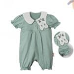 Tavşan Yakalı Kız Bebek Tulum