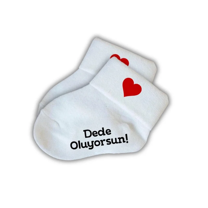 Dede Oluyorsun Baskılı Çorap