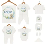 İsme Özel Hastane Çıkış Seti Ayıcık Çelenk