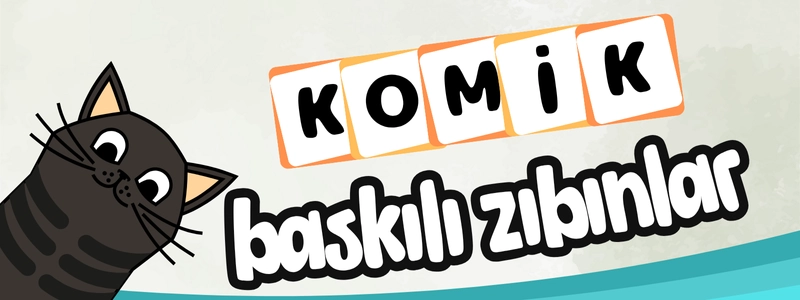 komik baskılı zıbınlar