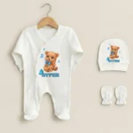 3'lü Tulum Set Sevimli Ayıcık Baskılı