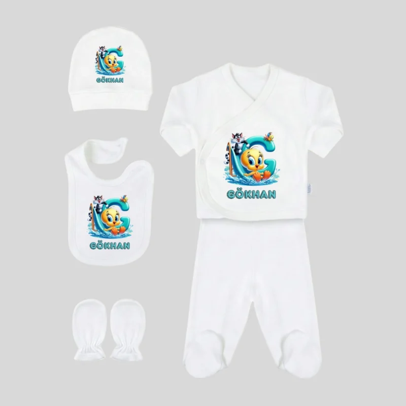 5li Hastane Cikis Seti Sylvester ve Tweety Baskili