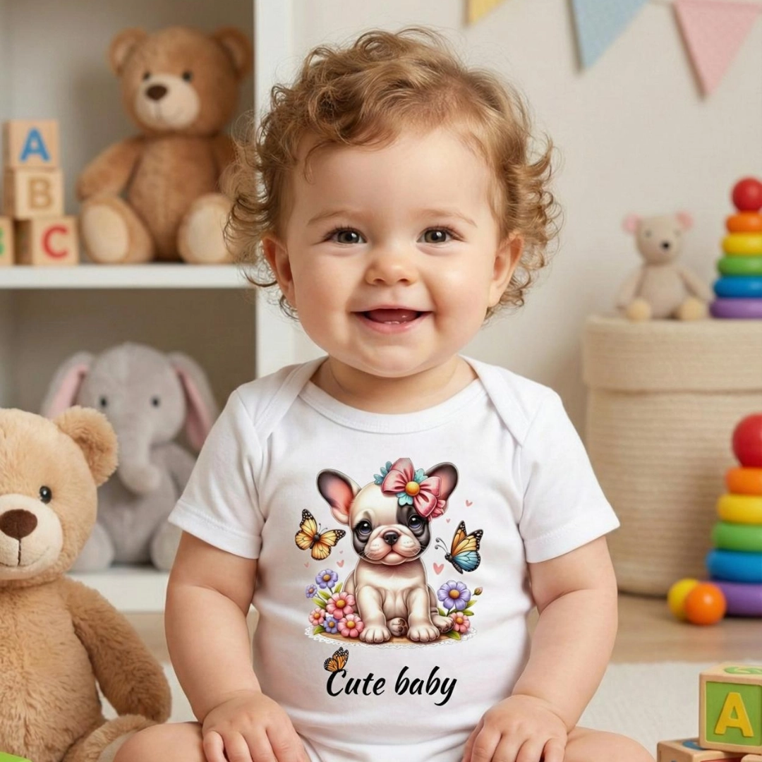 Cute-Baby-Kopekcik-Baskili-Bebek-Zibin-Citcitli-Body.webp Cute Baby Köpekcik Baskılı Bebek Zıbın Çıtçıtlı Body - Görsel 1