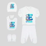 Sevimli Köpek ve Harf Baskılı 5'li Hastane Çıkış Seti