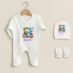 Tweety Baskılı 3'lü Bebek Tulumu