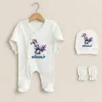 Üçlü Tulum Set Sevimli Tavşan Baskılı