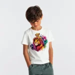 Aslan Kral Simba ve Mufasa Baskılı Çocuk Tişörtü