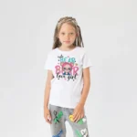 Cute Bear Love Girl Kız Çocuk Tişört