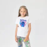 Disney Stitch Kız Çocuk Tişört