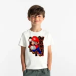 Erkek Çocuk Super Mario Baskılı Tişört