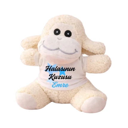 Kişiye Özel Baskılı Kuzu Peluş