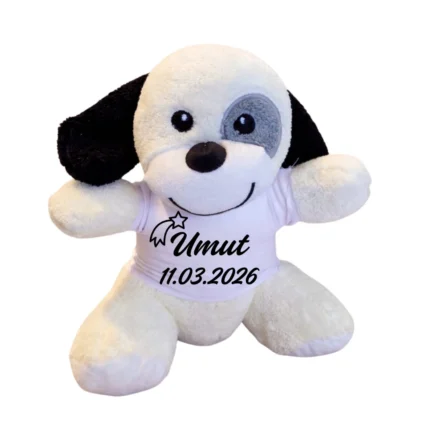 Kişiye Özel Baskılı Siyah Beyaz Köpek