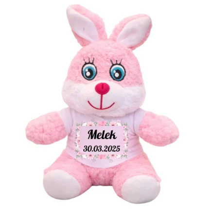 Kişiye Özel Baskılı Tavşan Peluş
