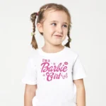 Kız Çocuk Barbie Girl Baskılı Tişört