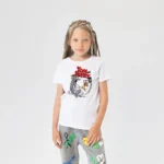 Kız Çocuk Tom ve Jerry Baskılı Tişört