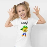 Kız Çocuk Tweety Bird Baskılı Tişört